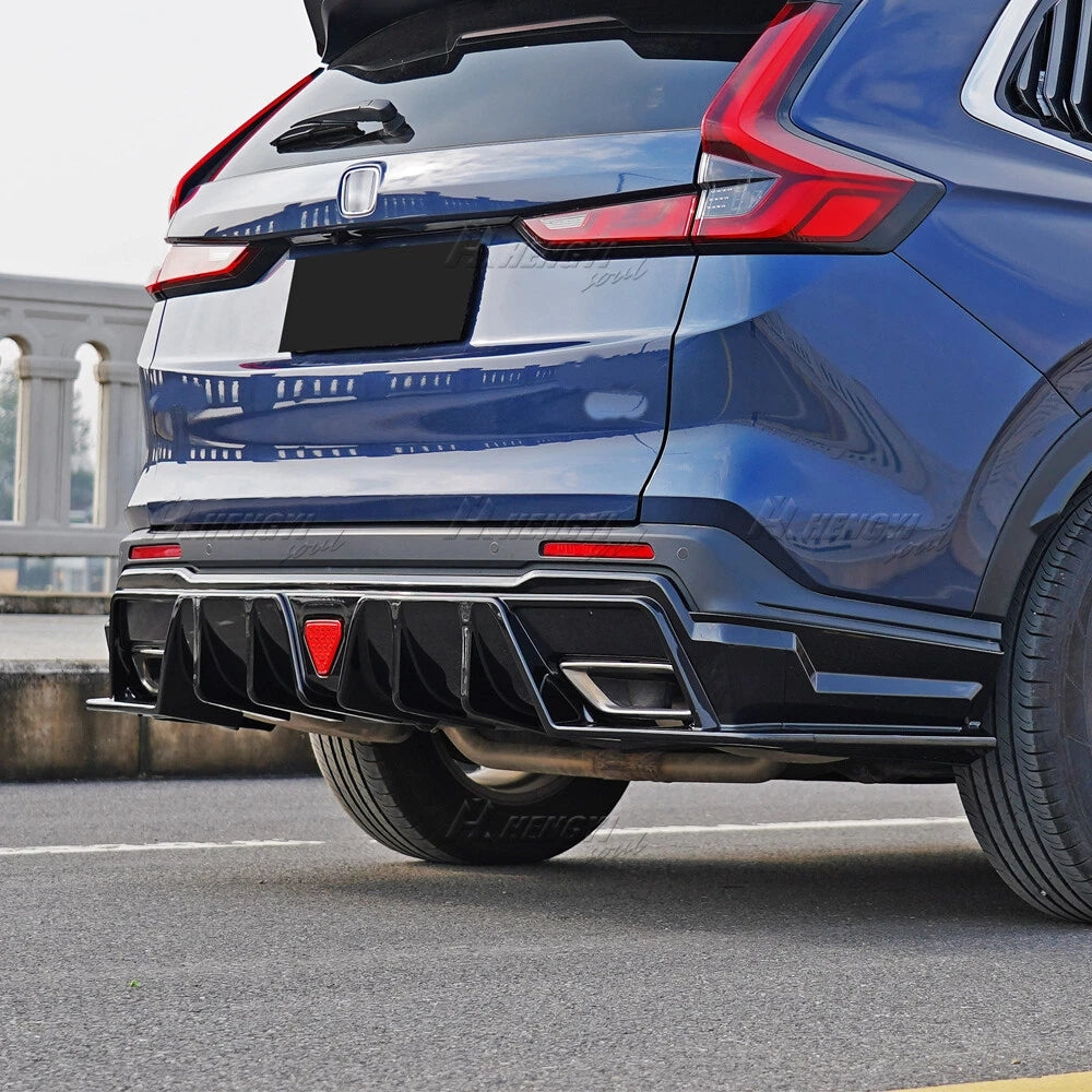 For 2023-2025 Honda CRV CR-V JDM V Style 3pc Front Bumper Lip Splitter & Dear Diffuser