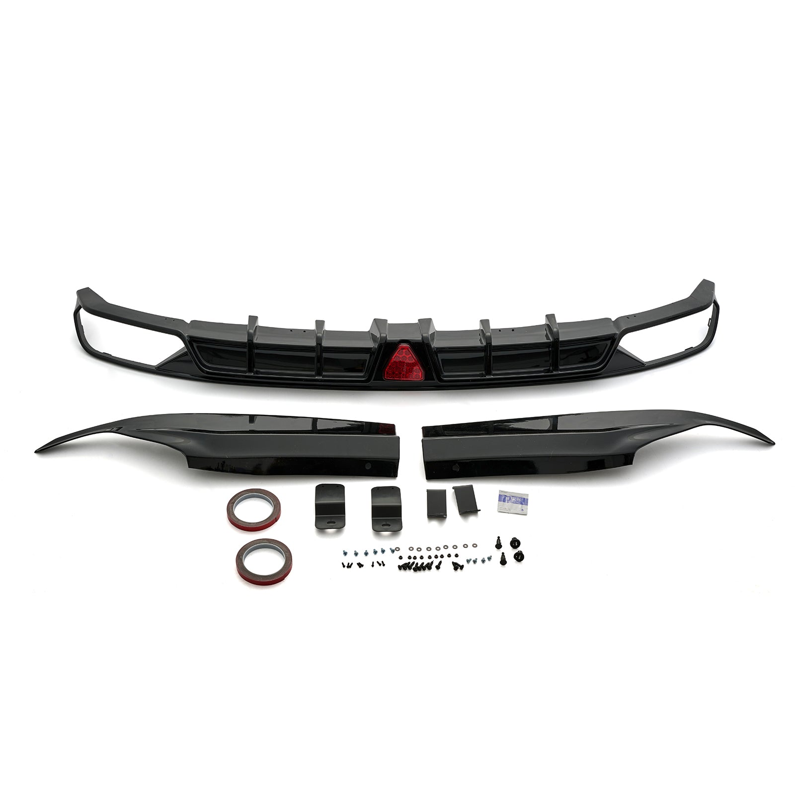 W2 Upgrade Rear Bumper Diffuser For 2018-2022 Accord W/LED