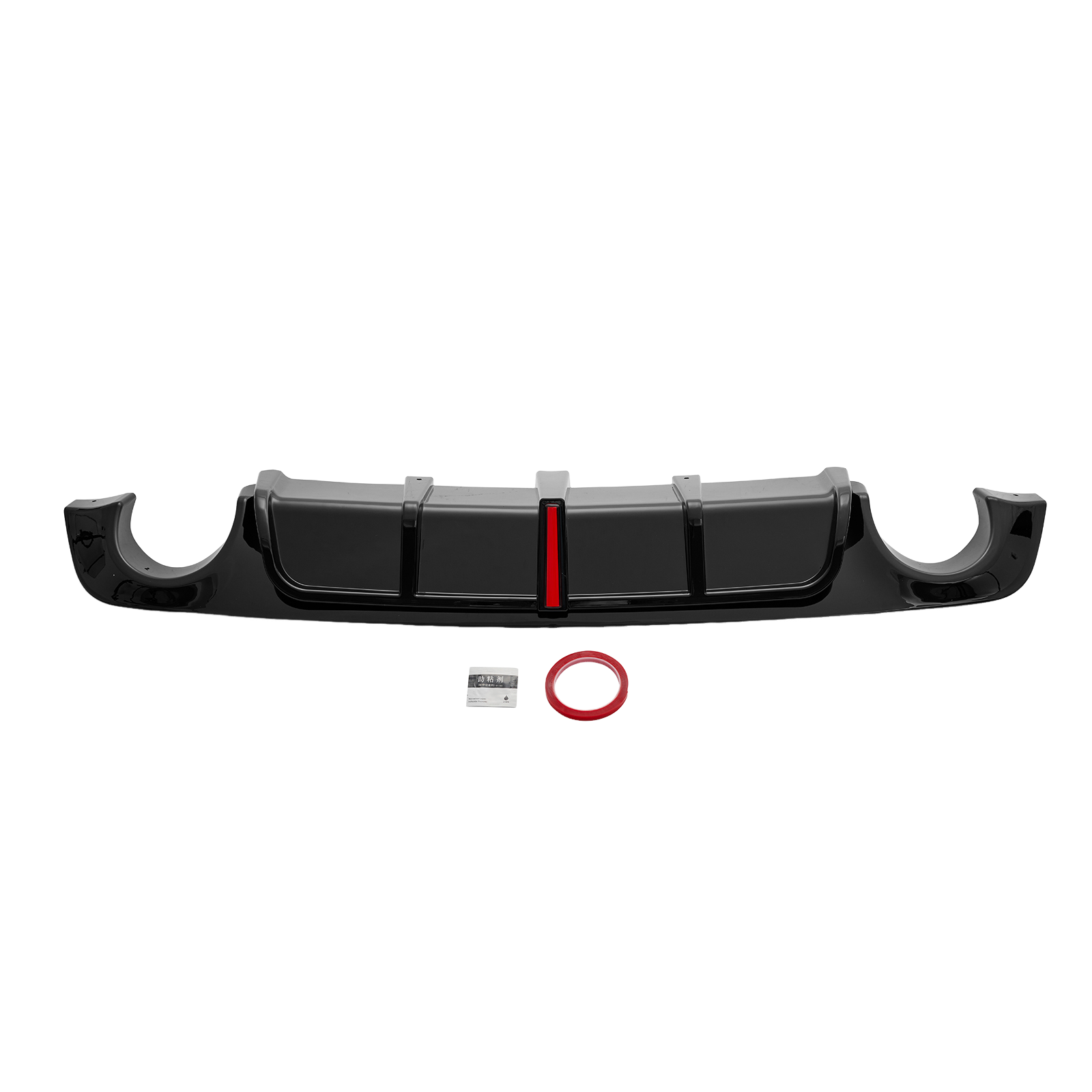 For 2018-2017 Infiniti Q50 W/ V2 LED BRAKE LIGHT Rear Bumper Diffuser