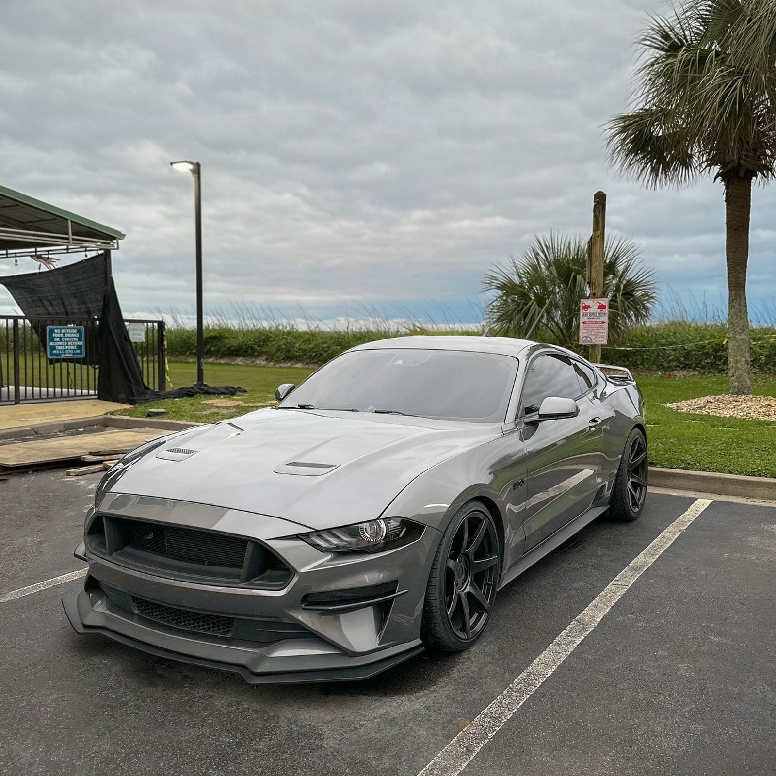 Front Bumper Lip Splitter For 2018-2023 Mustang