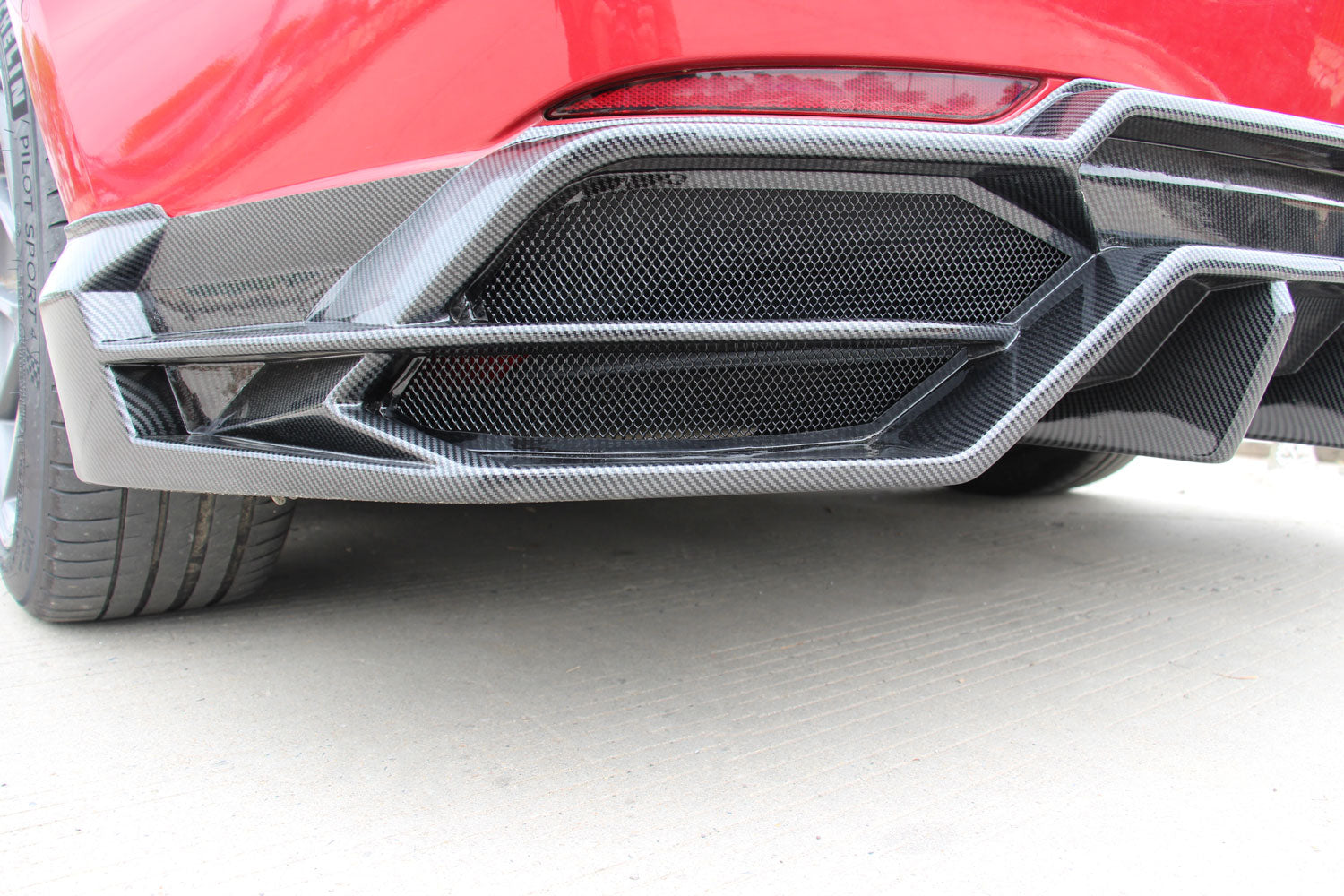 W2 Rear Diffuser For Tesla Model 3 2017-2023