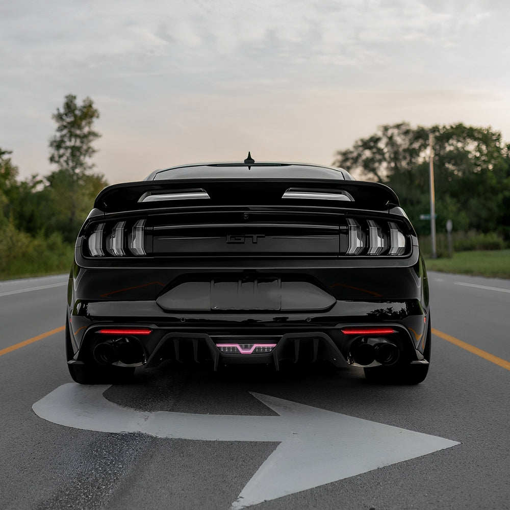 For 2018-2023 Ford Mustang EcoBoost GT350 Lower Rear Lip Diffuser