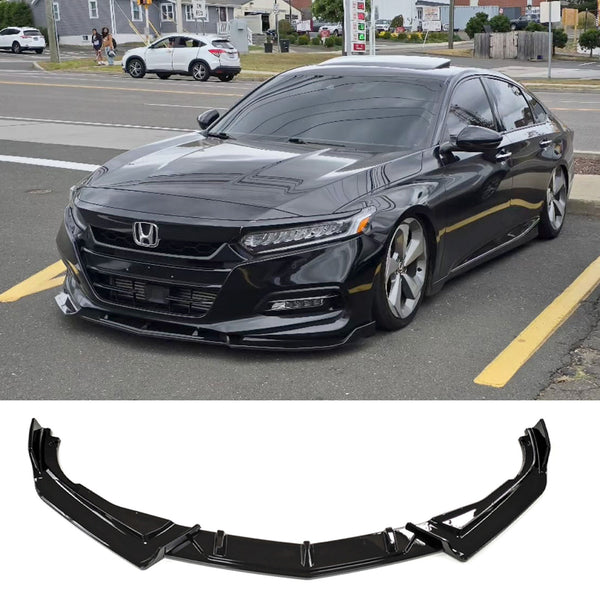 Front Bumper Lip Splitter For 2018-2020 Accord 3pcs