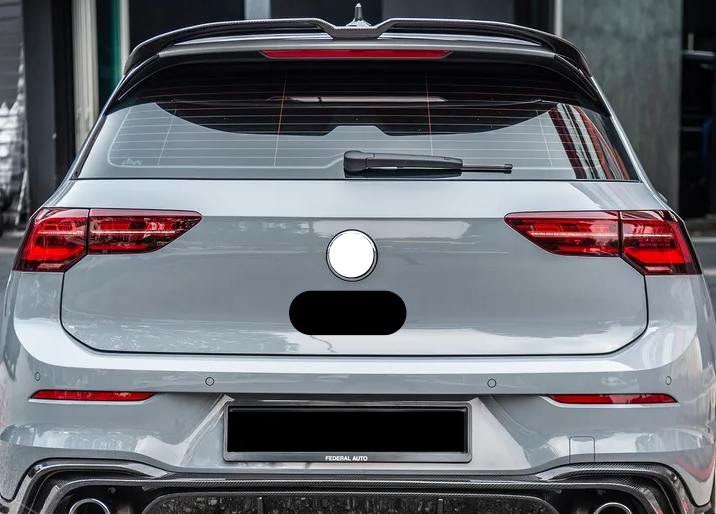 For 2022-2025 Golf MK8 GTI Rear Roof Spoiler Upper Splitter Lip