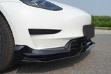 W2 Front Bumper Lip Splitter For Tesla Model 3 2017-2023