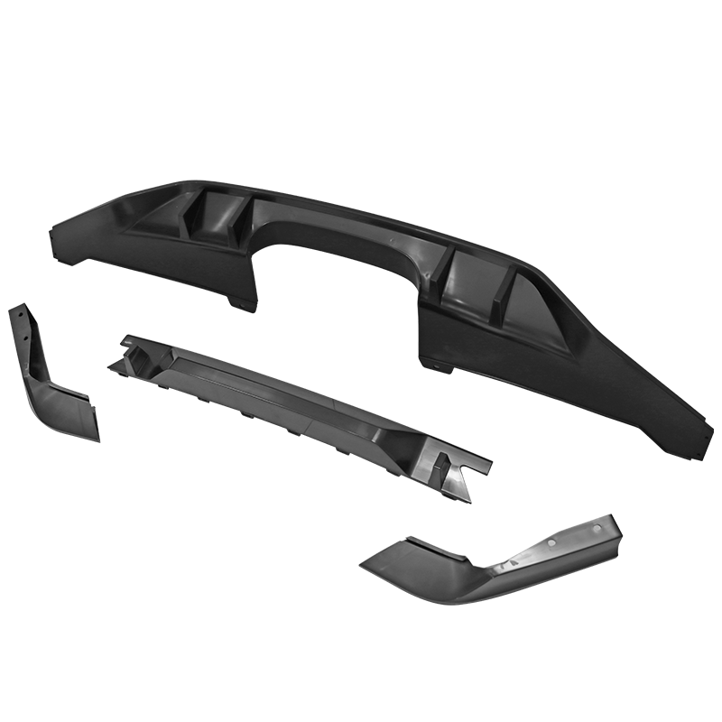 Rear Bumper Diffuser For 2017-2021 Honda Civic FK7 5D Hatchback Sport ...