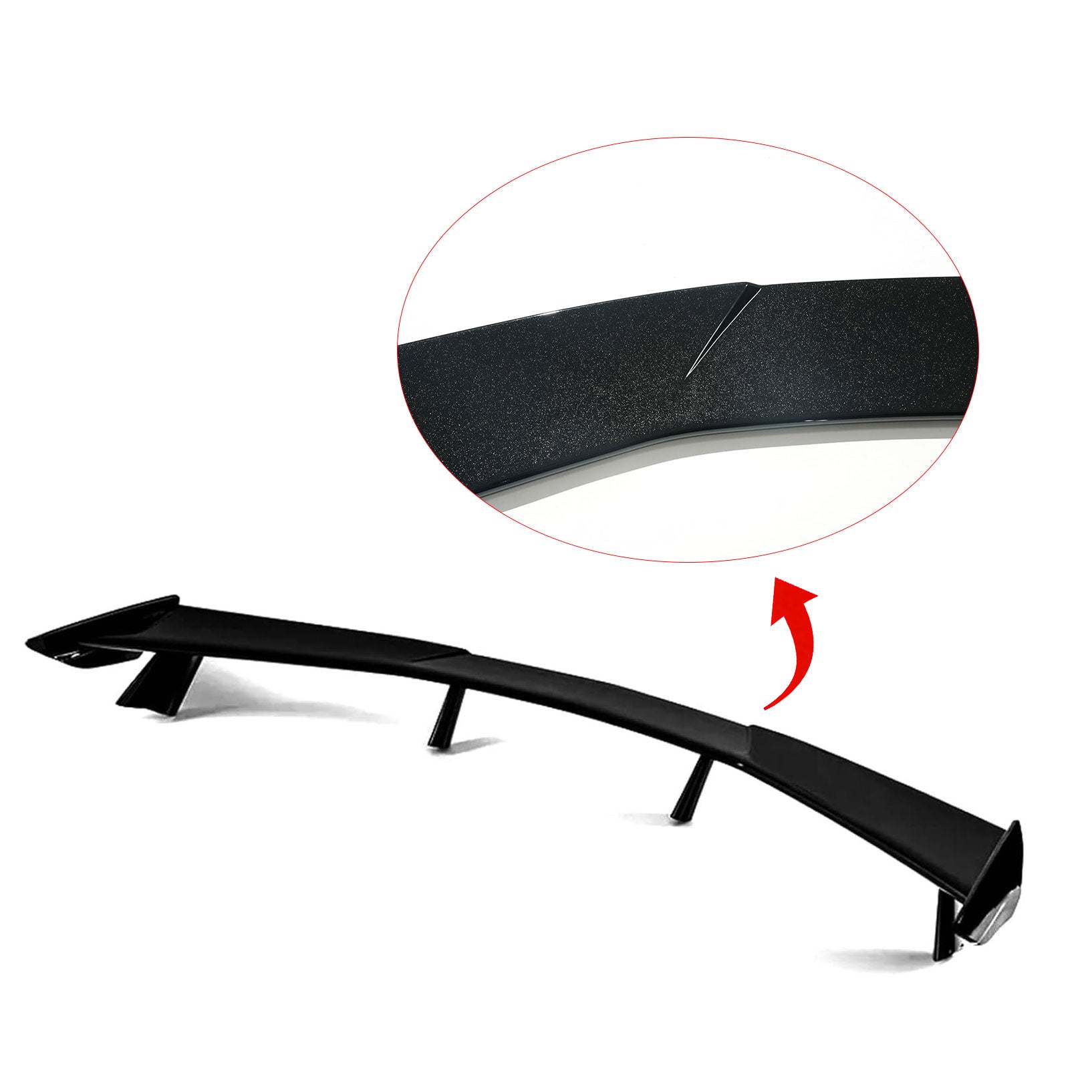 Rear High Wing Spoiler For Chevrolet Corvette C8 2020-2025