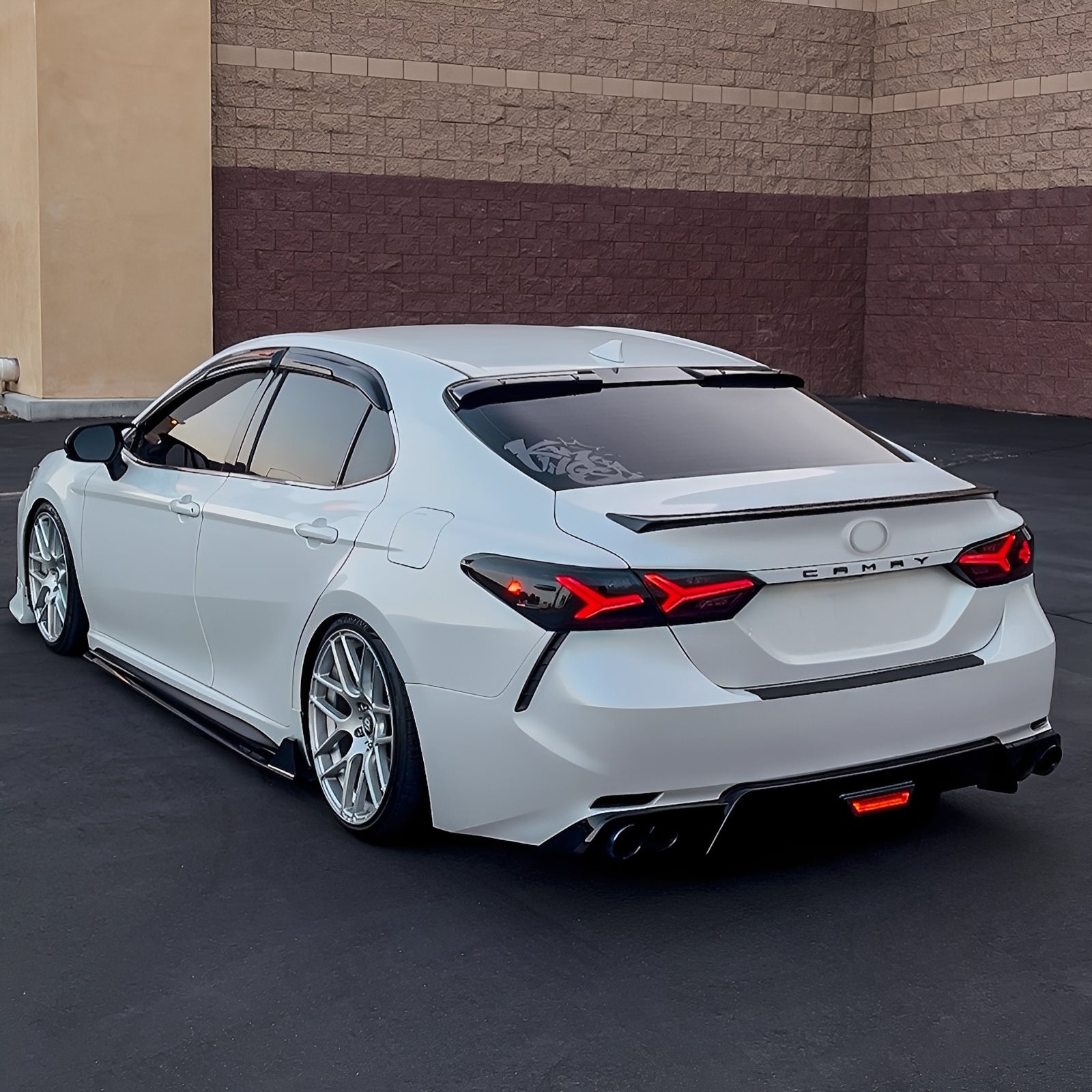 For 2018-2024 TOYOTA Camry SE XSE  Rear Diffuser W/ LED Light