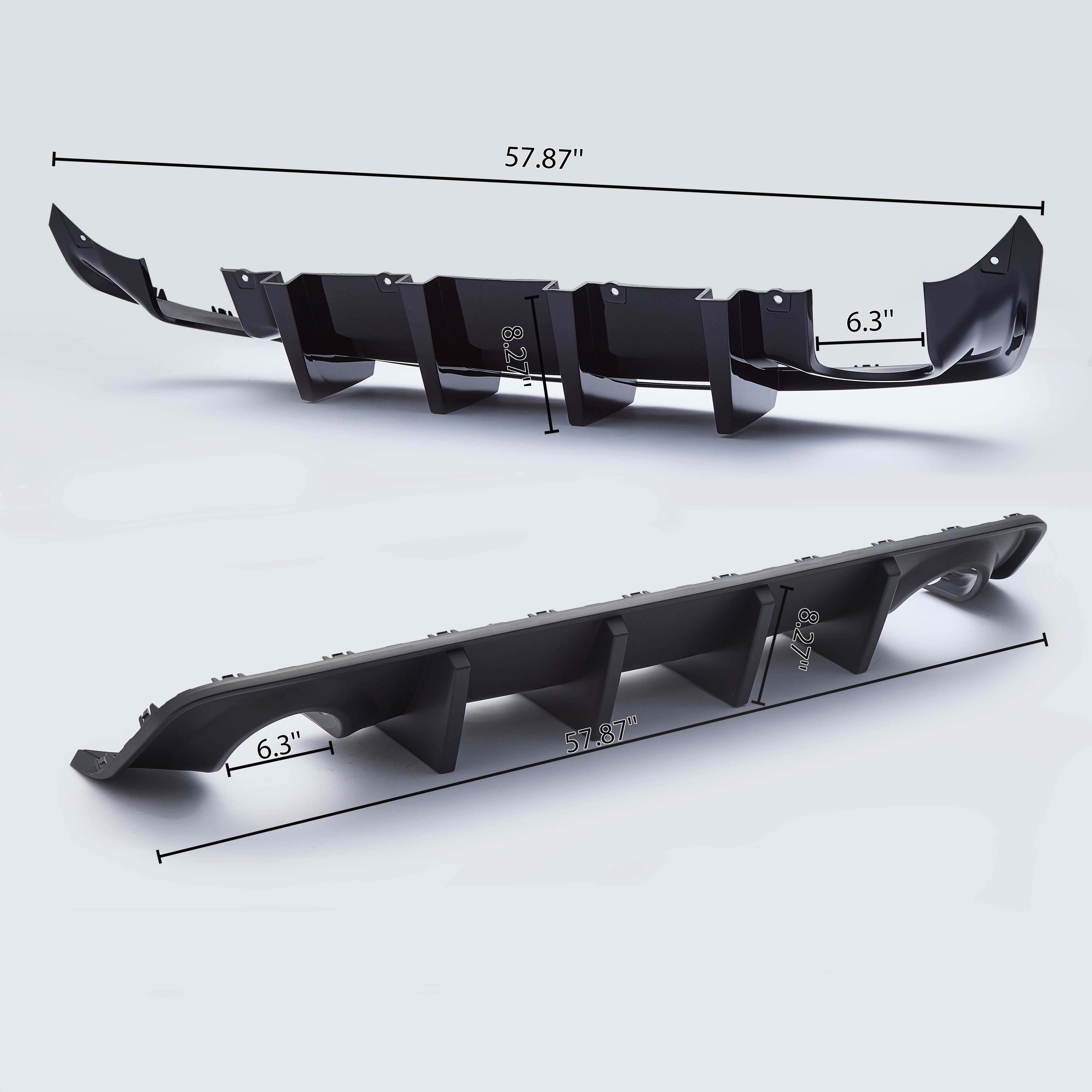 Rear Diffuser For 2020-2023 Dodge Charger Widebody – w2bodykits