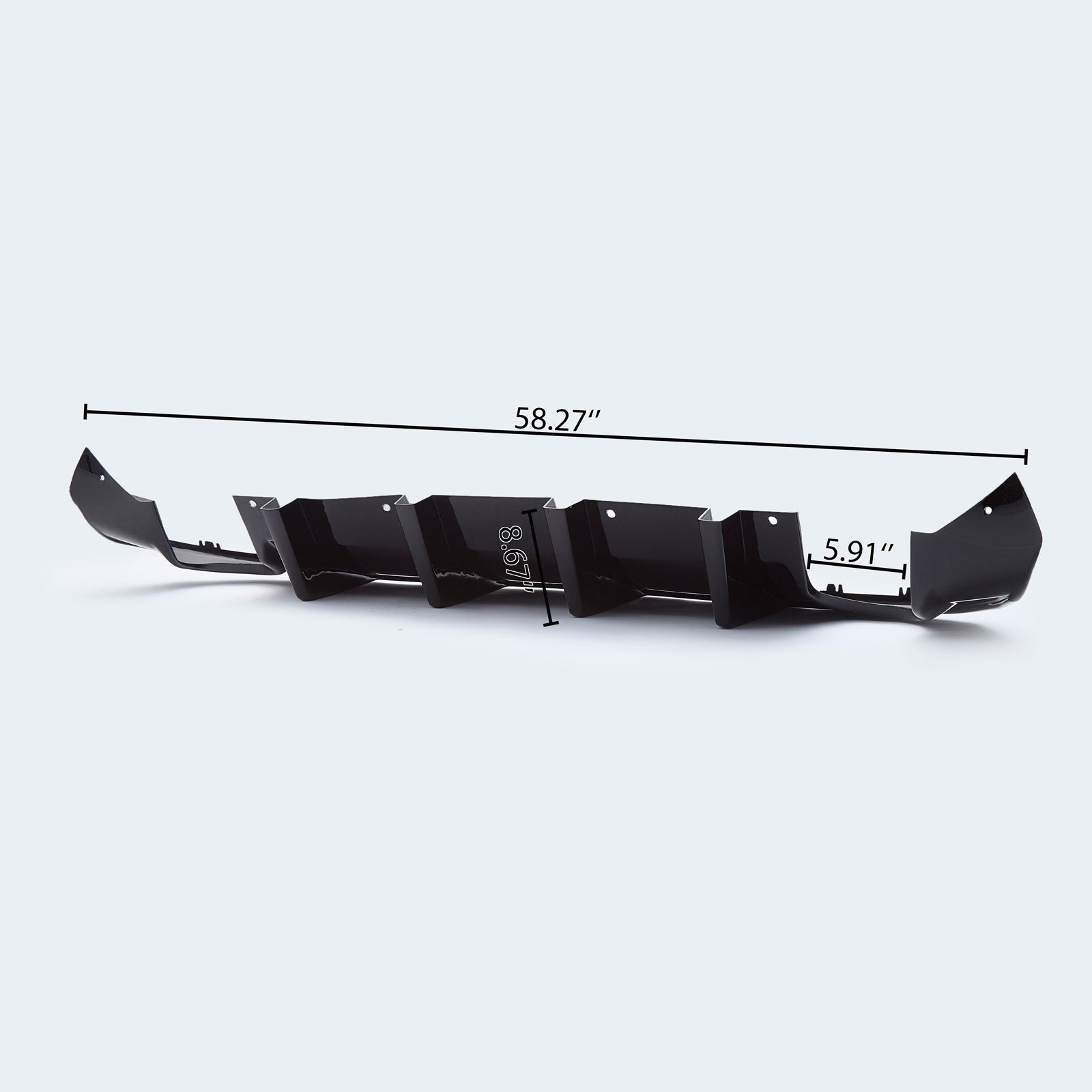 For 2015-2023 Dodge Charger SRT GT Rear Diffuser OE Style