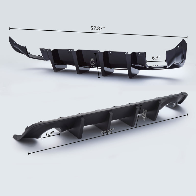 Rear Diffuser For 2020-2023 Dodge Charger Widebody