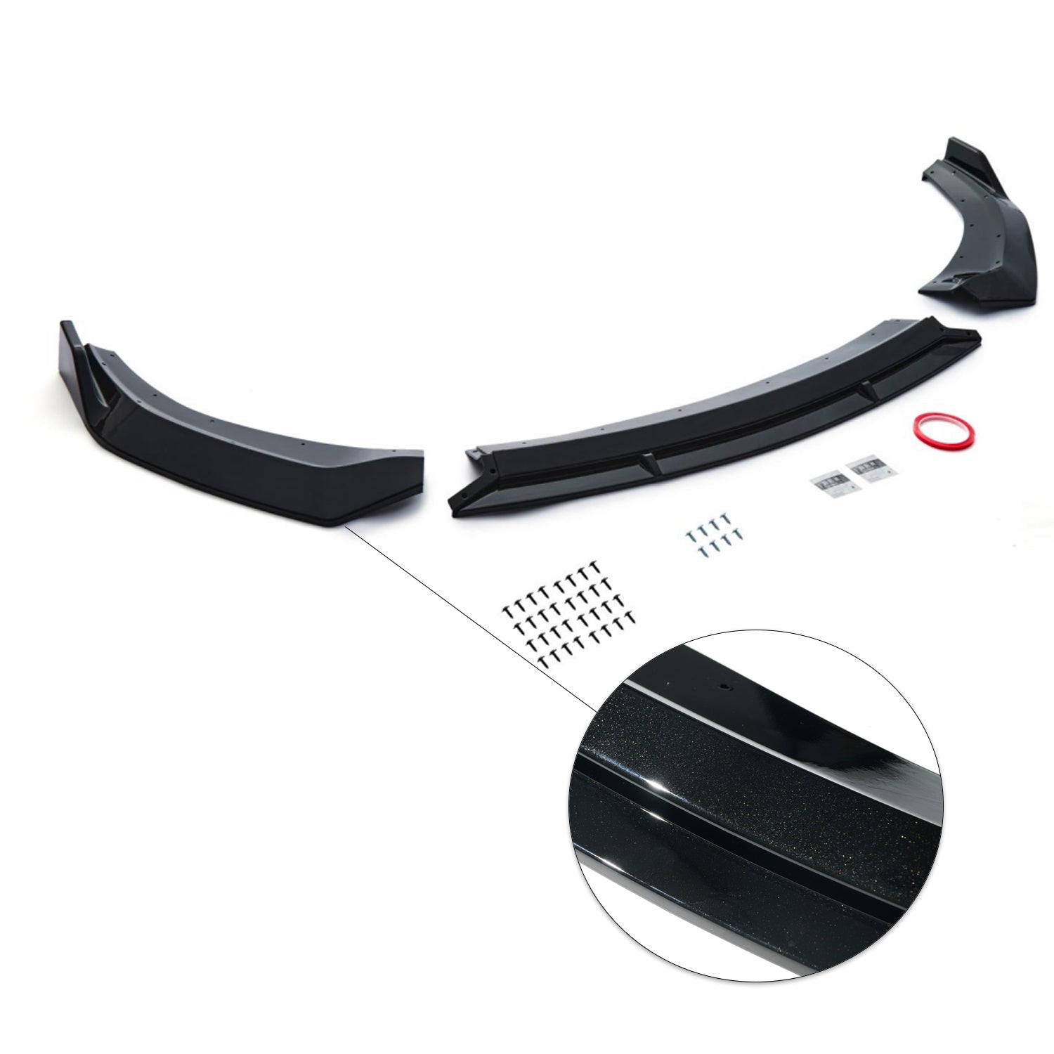 Front Bumper Lip Splitter For 2020-2023 Dodge Charger Widebody