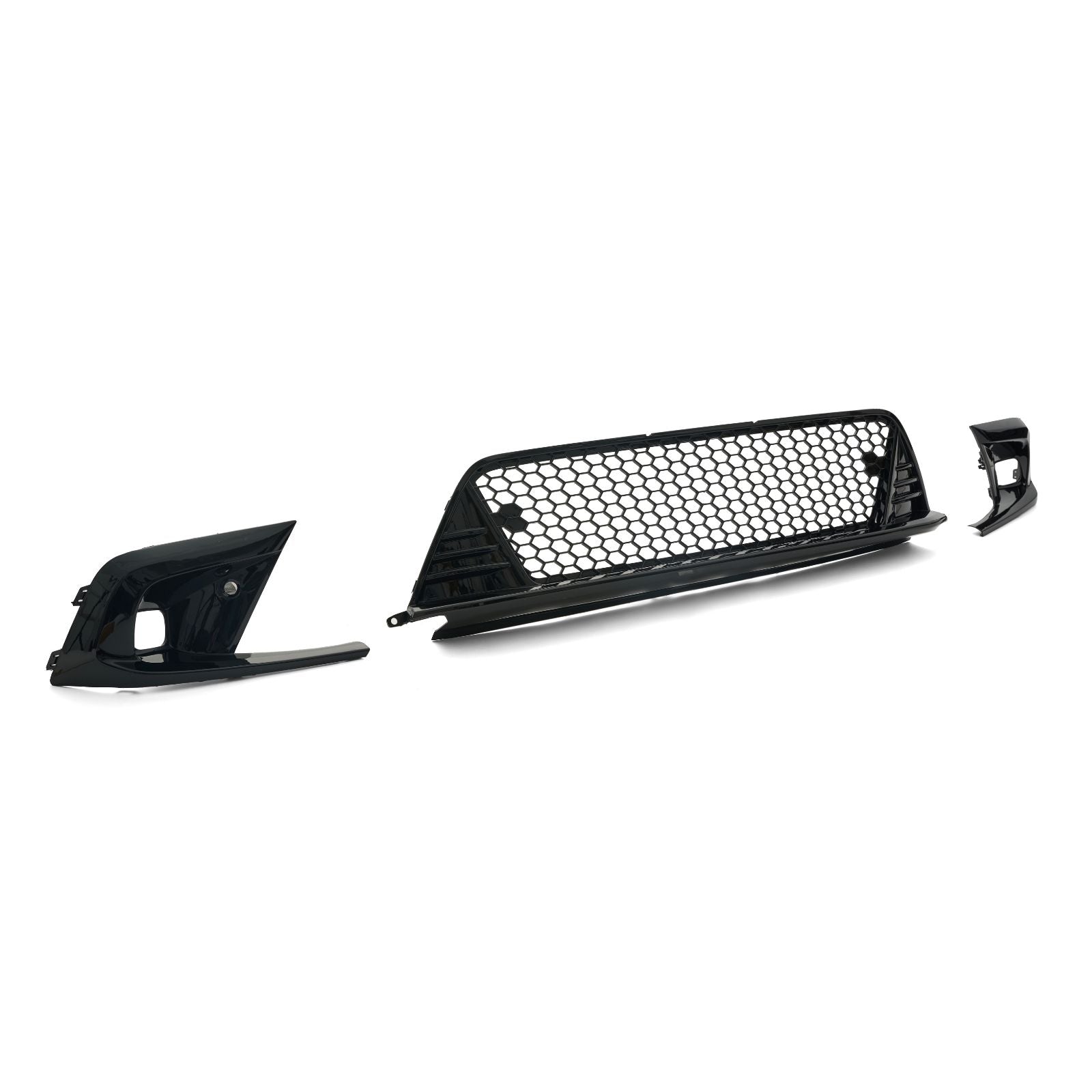 For 22-24 Civic Type-R Style Front Lower Grill + Fog Light Bezel Cover