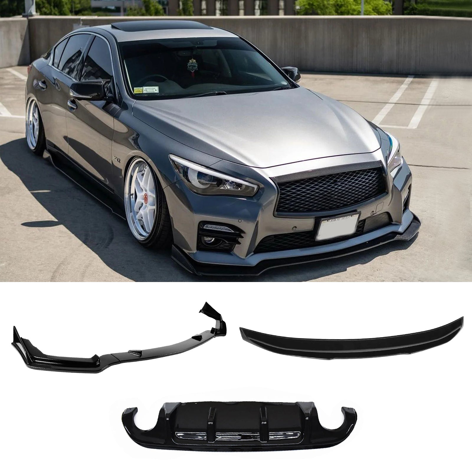 For Infiniti Q50 2014-2017 Sport Model Full Body Kits – w2bodykits