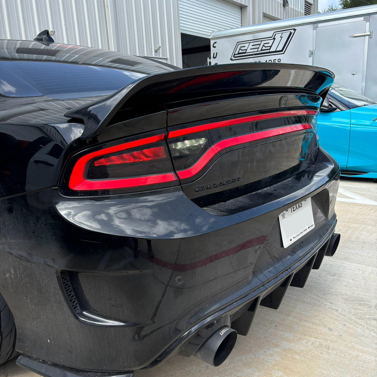 For 2015-2023 Dodge Charger High-Rise Trunk Spoiler