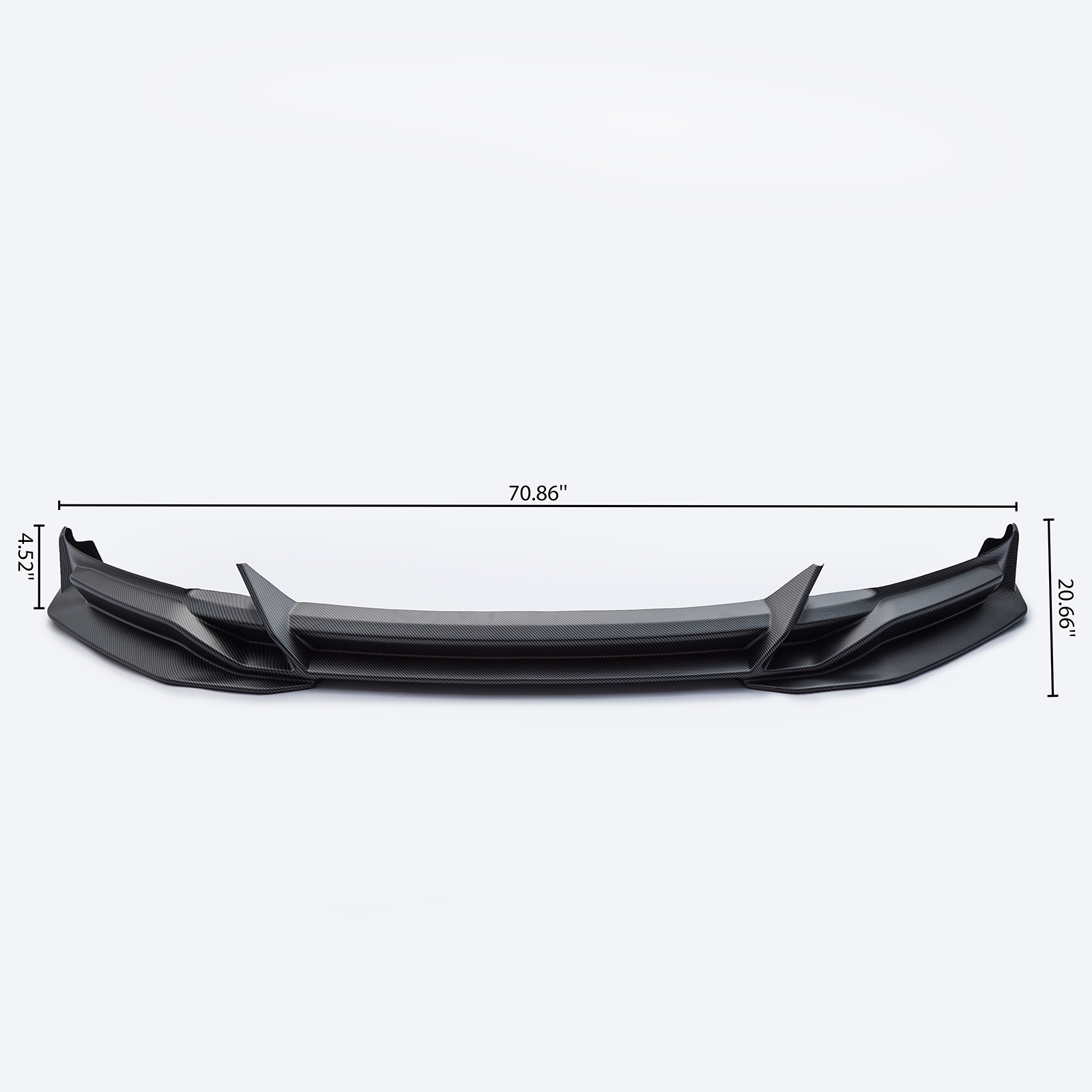 For 2024 Tesla Model 3 Front Bumper Lip Splitter