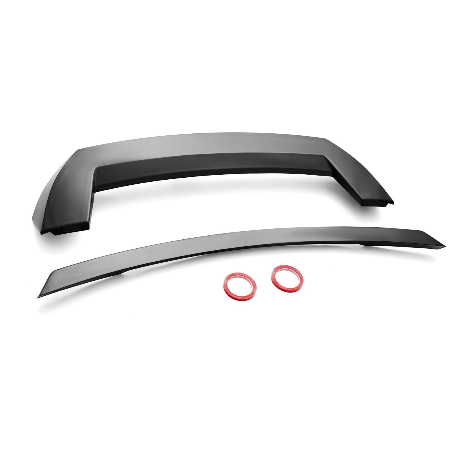 For 2013-2021 Jeep Grand Cherokee SRT Rear Roof Spoiler+Tail gate Mid Wing