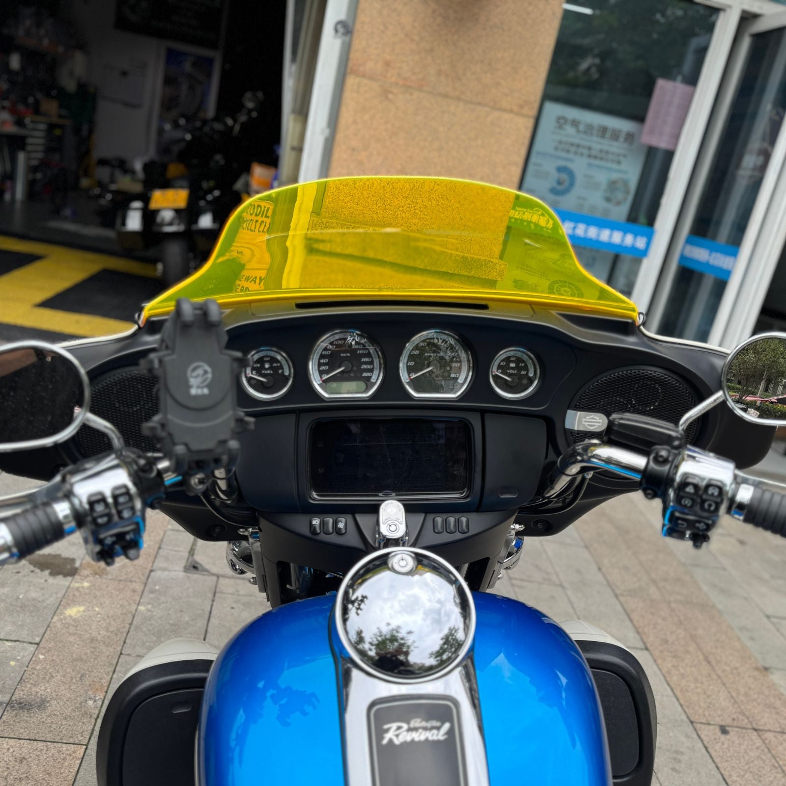 For Harley Davidson 2014-Later FLHX Models PMMA Acrylic 7.0" Height Windshield Windscreen