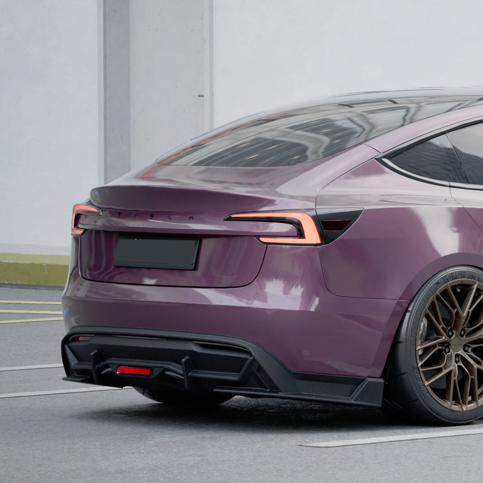 Rear Diffuser For 2024 Tesla Model 3