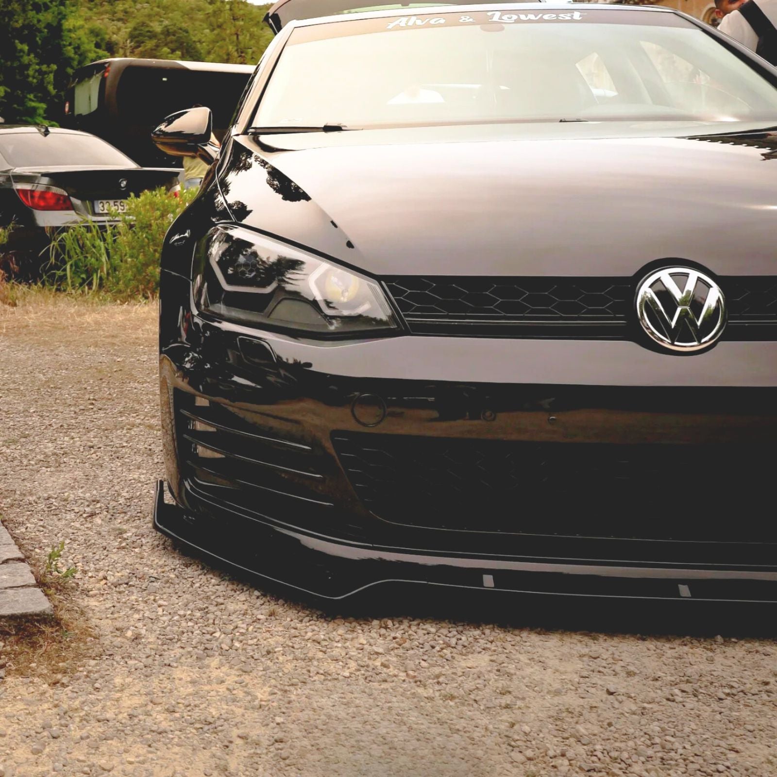 For 2015-2021 VW GOLF GTI MK7 MK7.5 R Style Winglet Front Bumper Lip