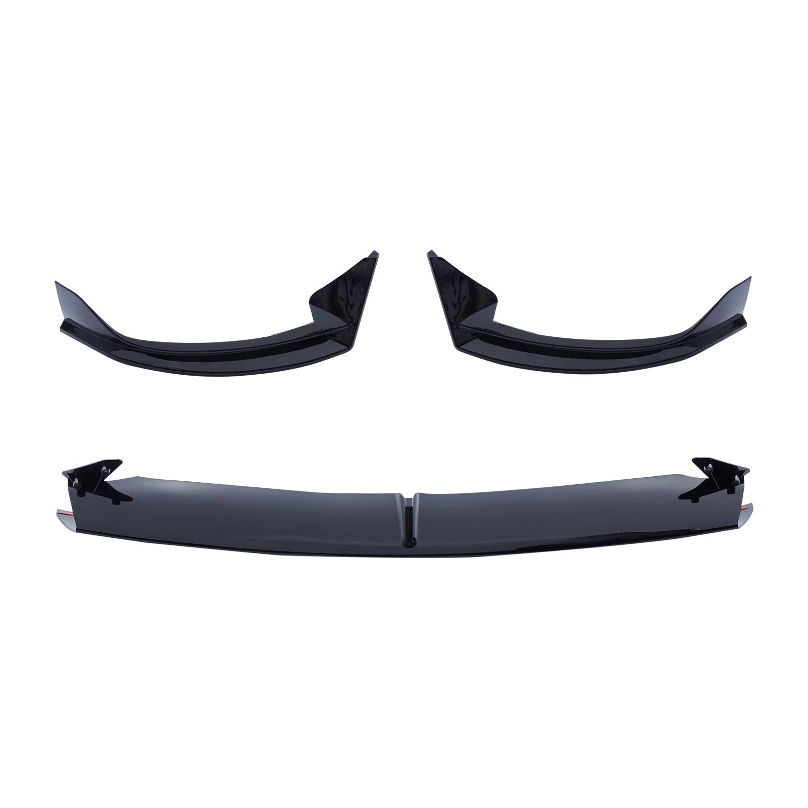 For 2020-2024 Tesla Model Y Front Bumper Lip Splitter 3PCS