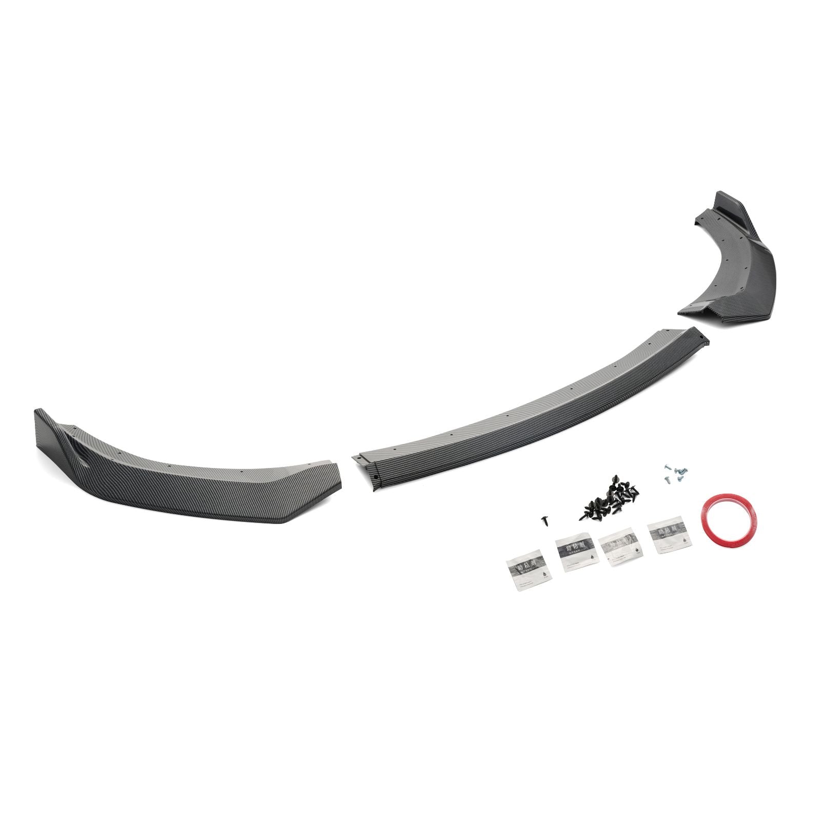 For 20-23 Dodge Charger Widebody Front Bumper Lip Splitter 3PCS
