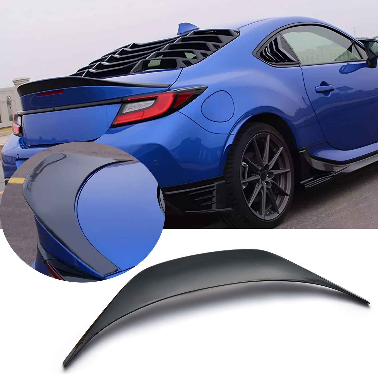 Rear Trunk Spoiler Wing For 2022-2024 Subaru BRZ TOYOTA GR 86