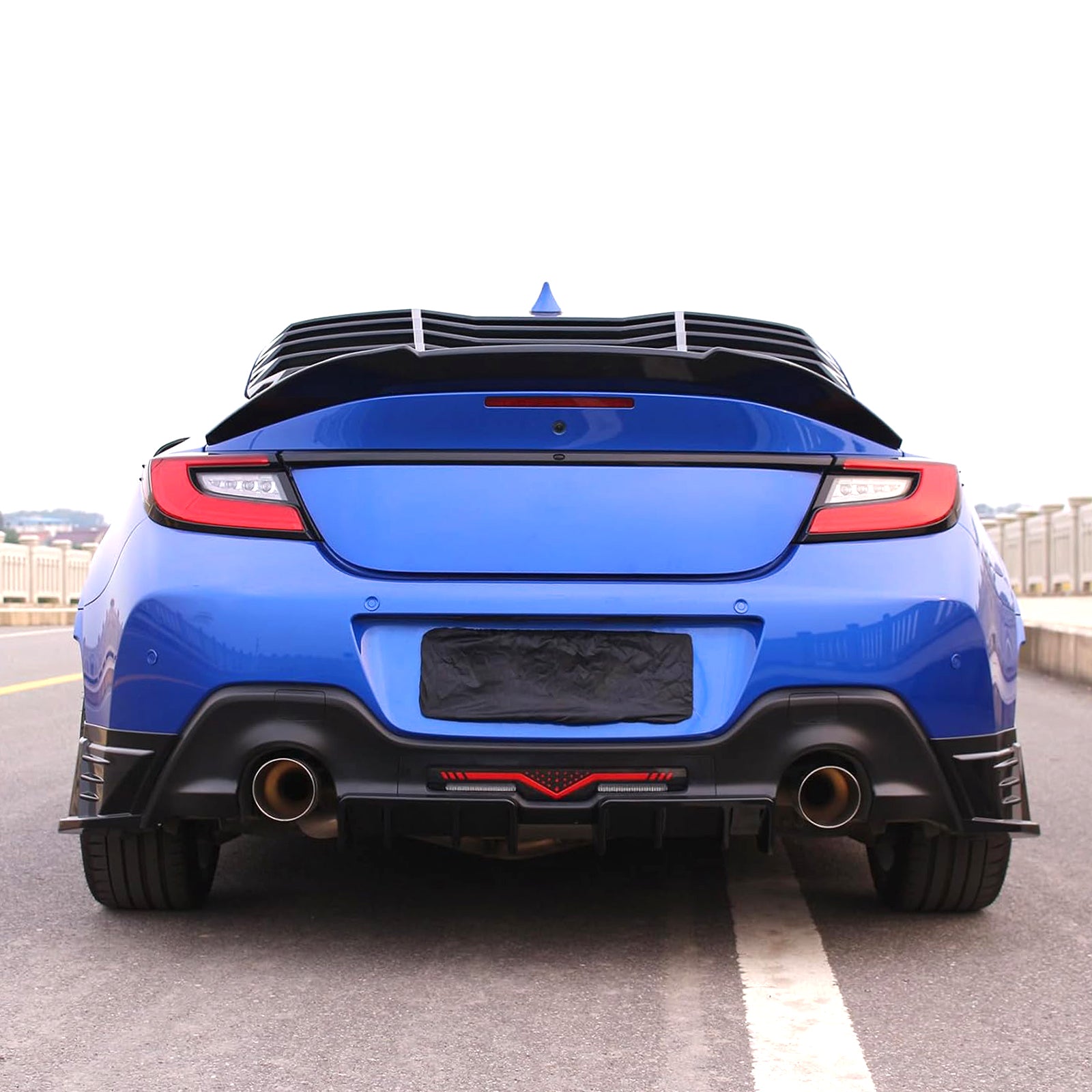 Rear Trunk Spoiler Wing For 2022-2024 Subaru BRZ TOYOTA GR 86 V Style