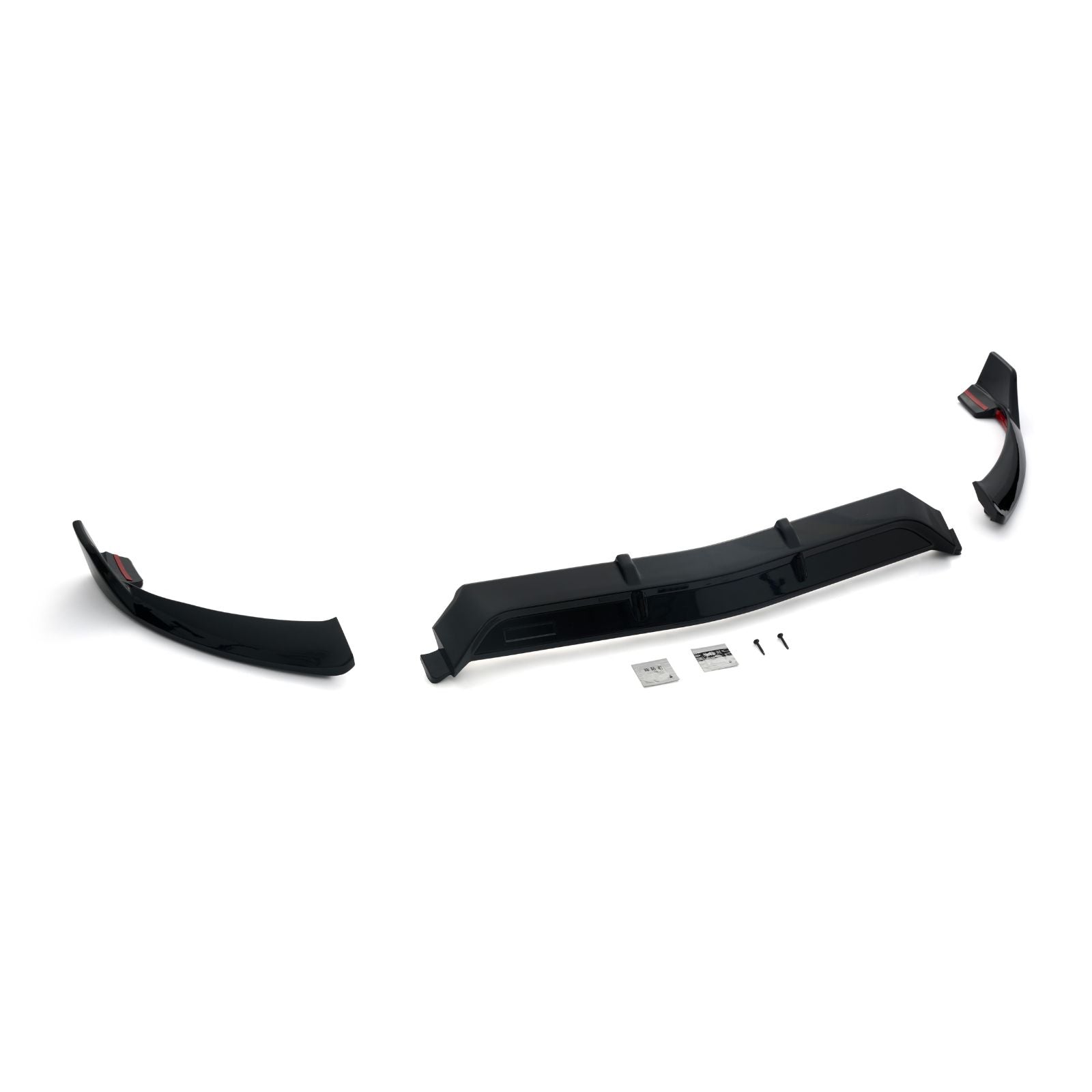 For 2015-2018 Mercedes Benz C300 C43 W205 AMG Sport 3pc Front Bumper Lip