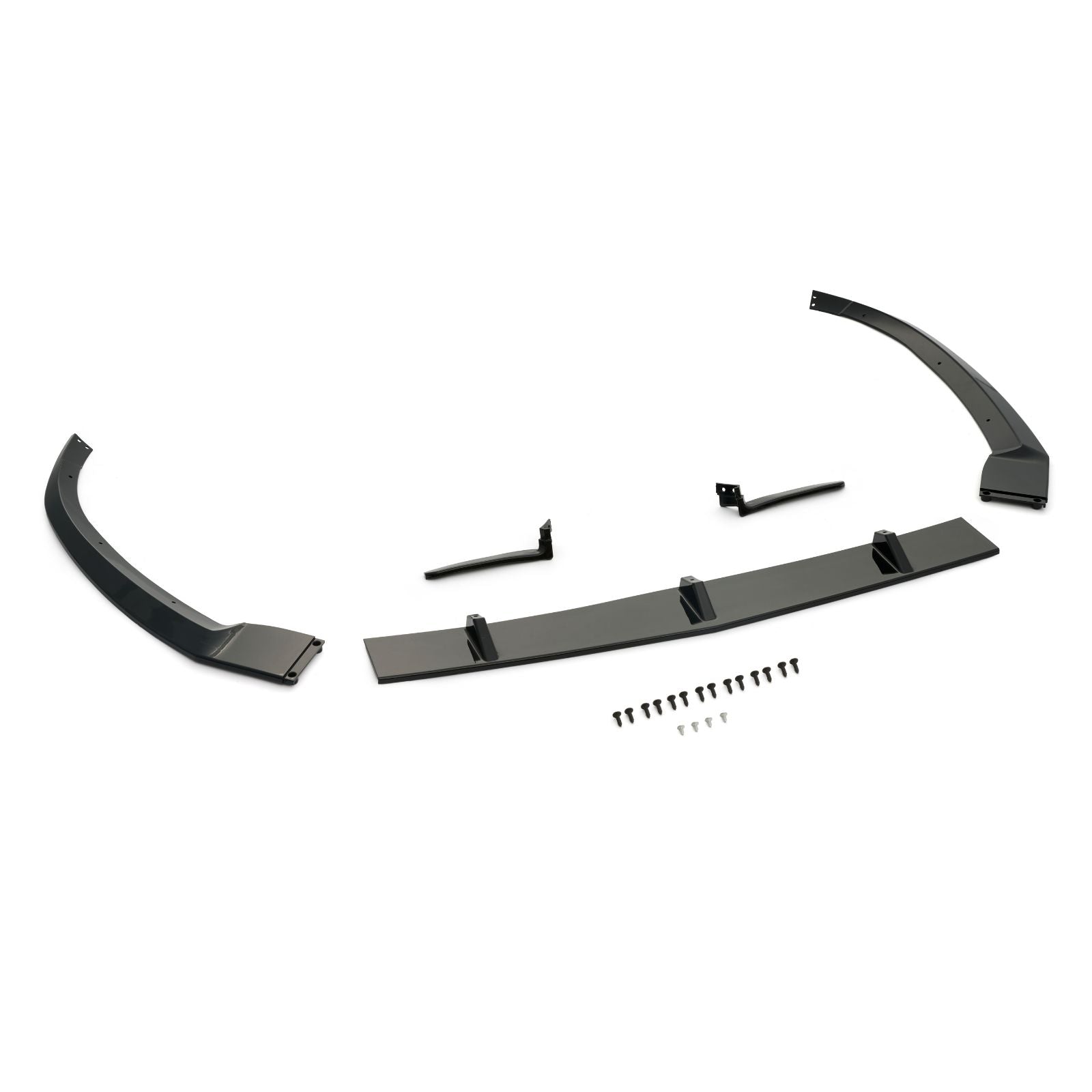 For 2015-2018 Mercedes Benz W205 C43 C300 AMG Sport V2 Front Bumper Lip 3pc
