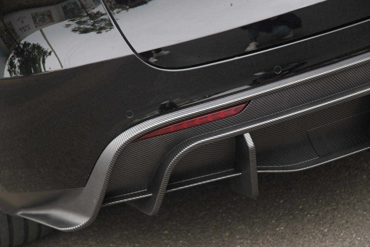 W2 Upgrade Rear Diffuser For Tesla Model Y 2017-2024