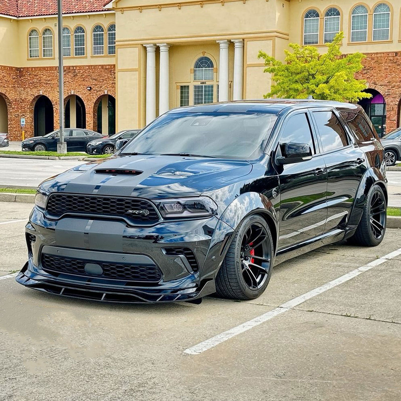 Front Bumper Lip For 21-24 Dodge Durango SRT Hellcat