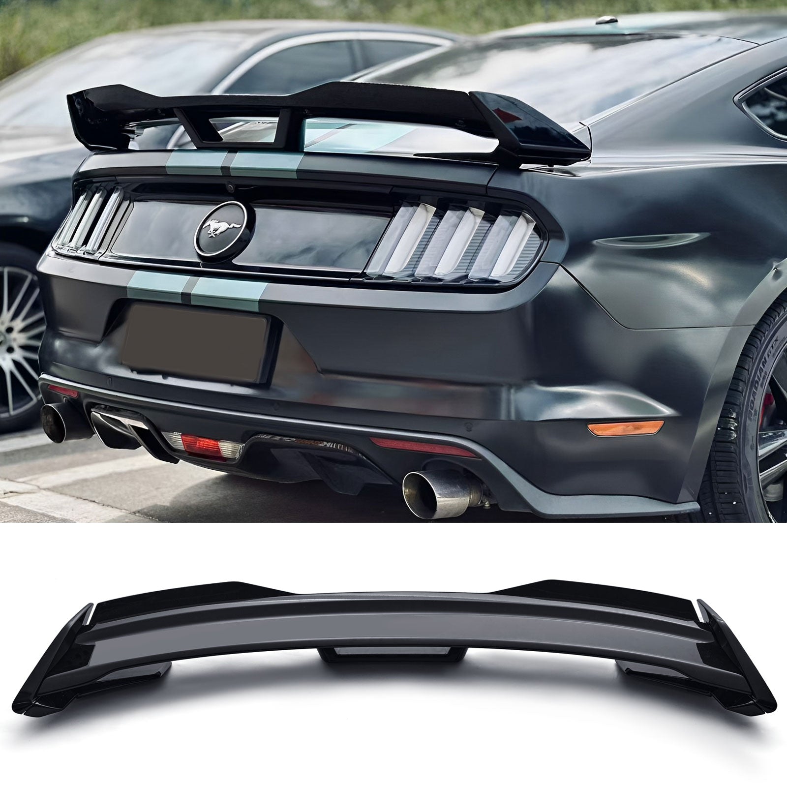 Rear Spoiler For 2015-2023 Ford Mustang DH Performance