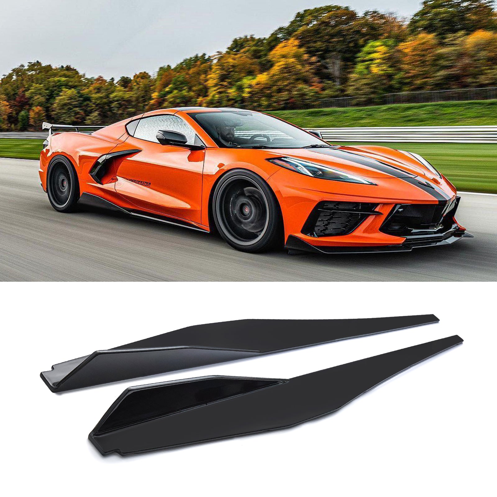 Side Skirts For 2020-2024 Corvette C8