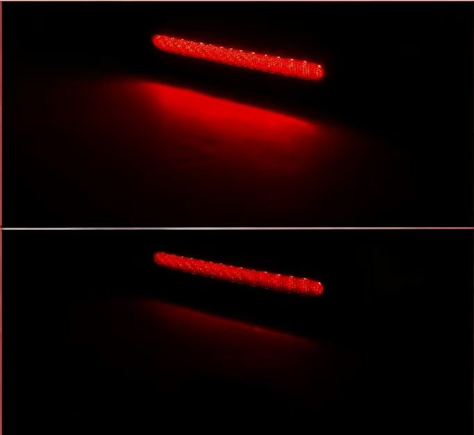 For 2018-2021 VW Golf GTI MK7.5 V Style Rear Bumper LED Shark Fin Diffuser