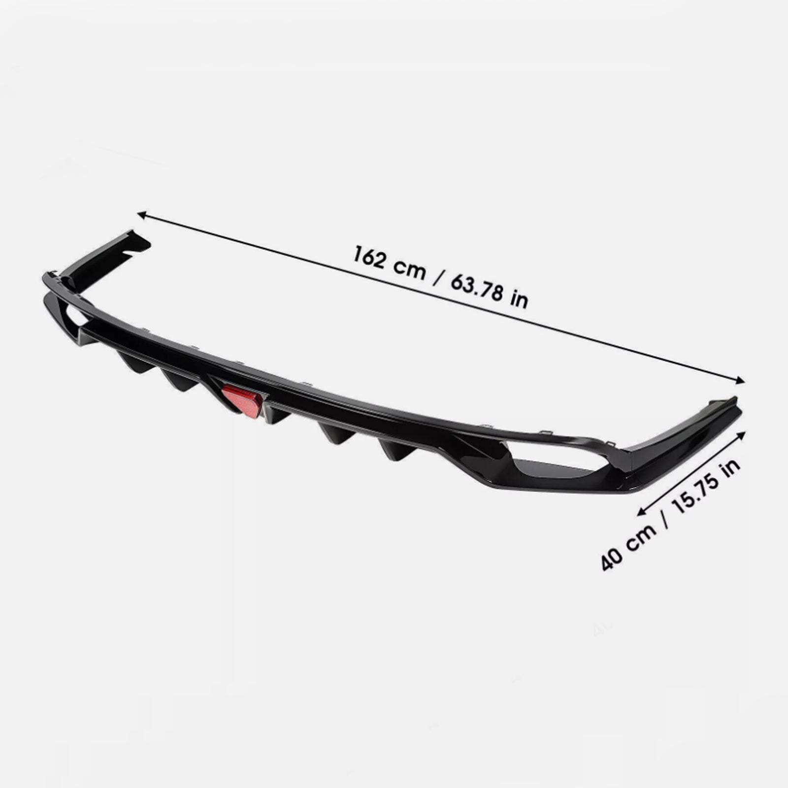 Rear Diffuser For 22-25 Honda Civic Sedan LED