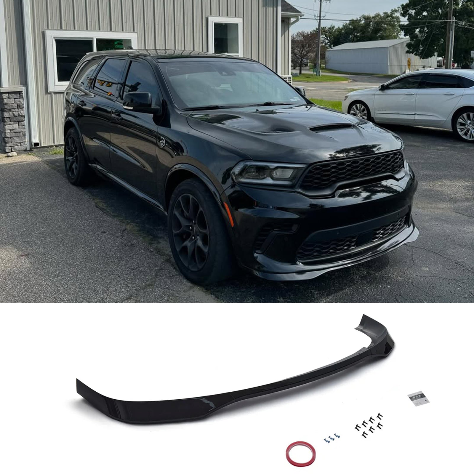 Front Bumper Lip For 21-24 Dodge Durango 3pcs