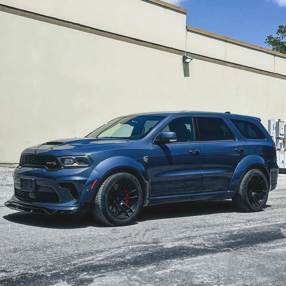 For 21-24 Dodge Durango SRT Hellcat Front Bumper Lip & Rear Diffuser