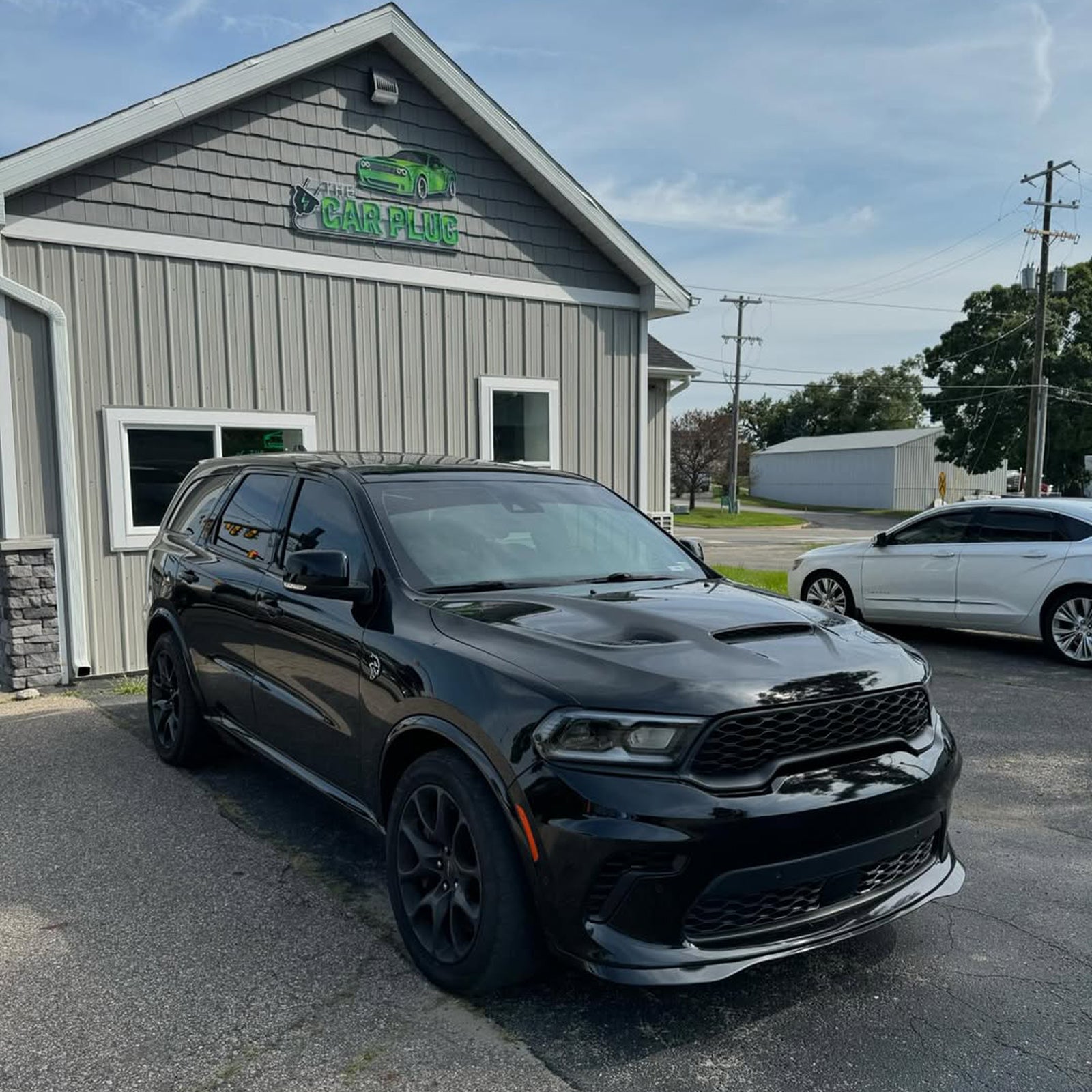 For 21-24 Dodge Durango Front Bumper Lip & Rear Diffuser