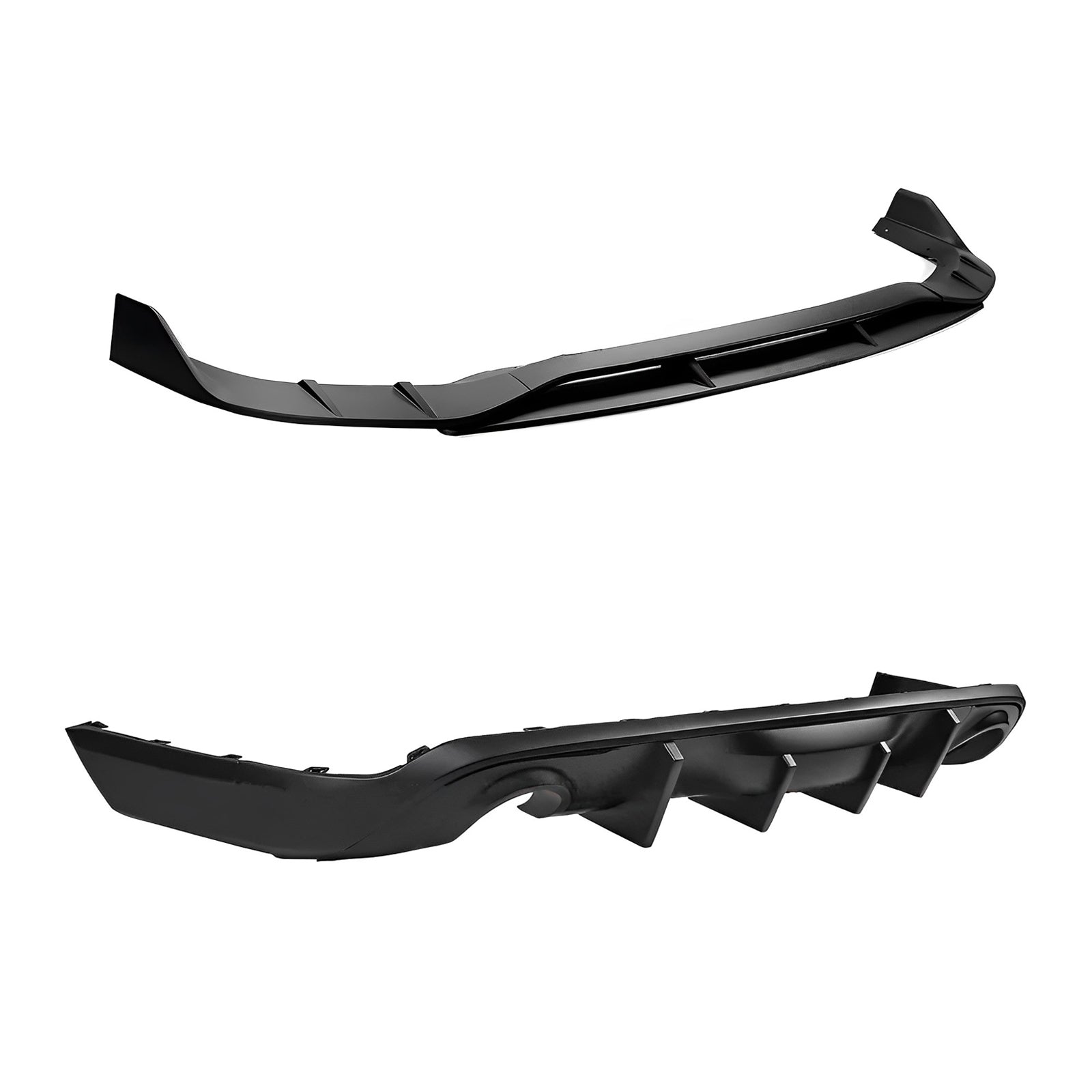 For 21-24 Dodge Durango SRT Hellcat Front Bumper Lip & Rear Diffuser