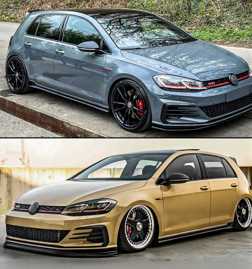 For 2012-2020 VW Golf GTI R MK7 MK7.5 4DR TCR Style Side Skirt Extension