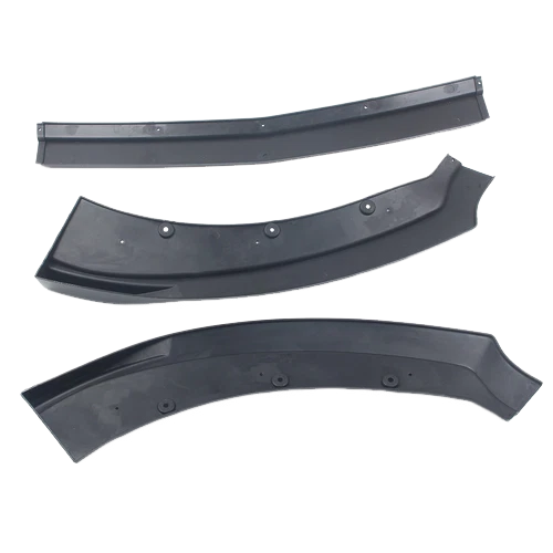 For 2015-2017 Ford Mustang Front Splitter Bumper Lip 3pcs