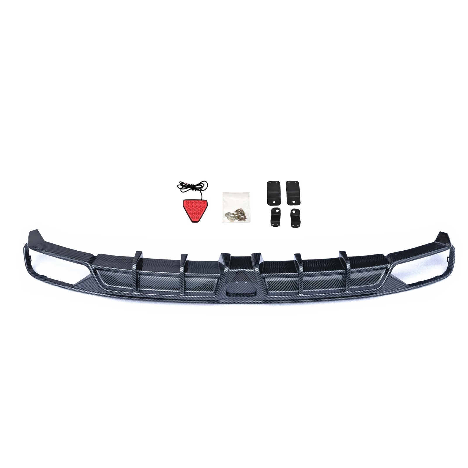 Rear Bumper Diffuser For 2018-2022 Accord W/LED
