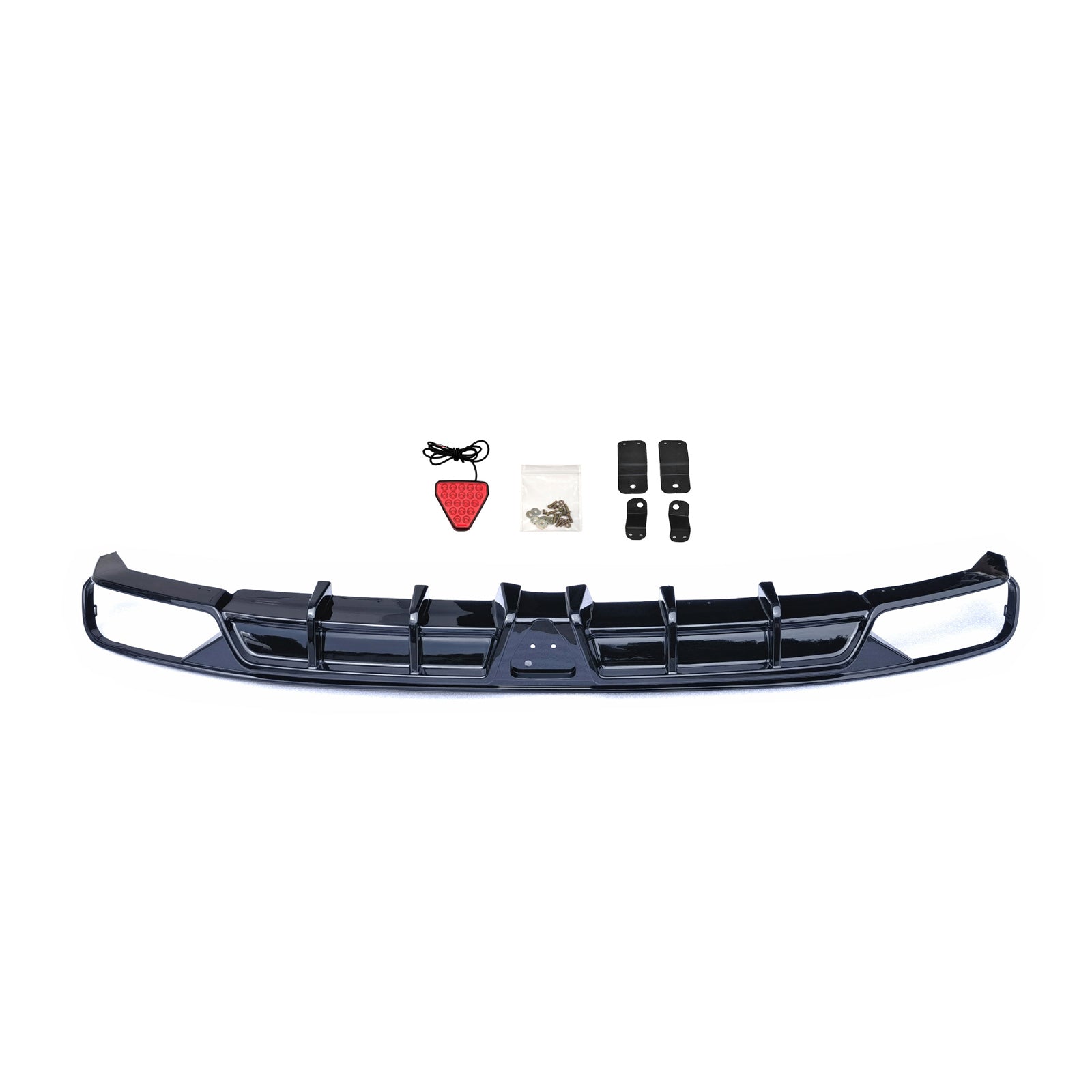 Rear Bumper Diffuser For 2018-2022 Accord W/LED