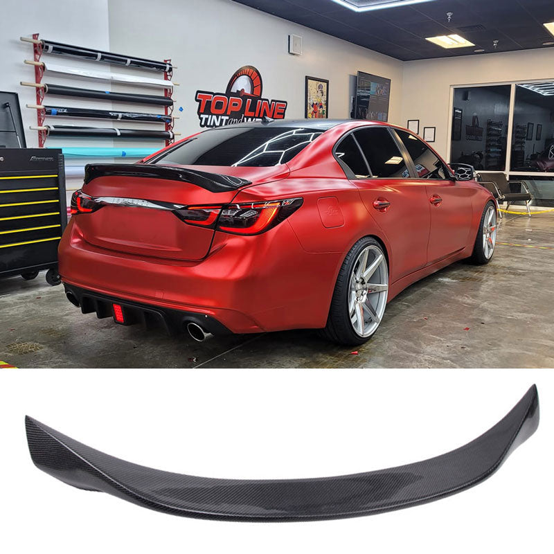 Rear Spoiler For Infiniti Q50 2014-2022 ASPEC Style