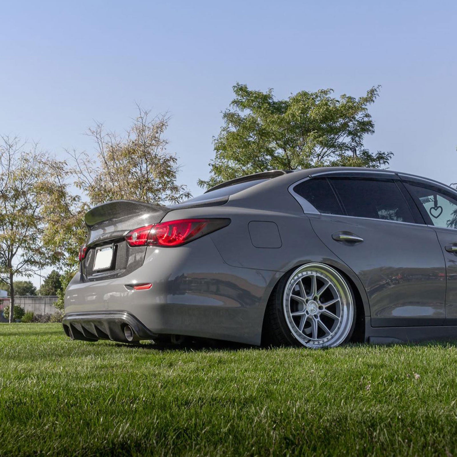 Rear Bumper Lip For Infiniti Q50 2014-2017