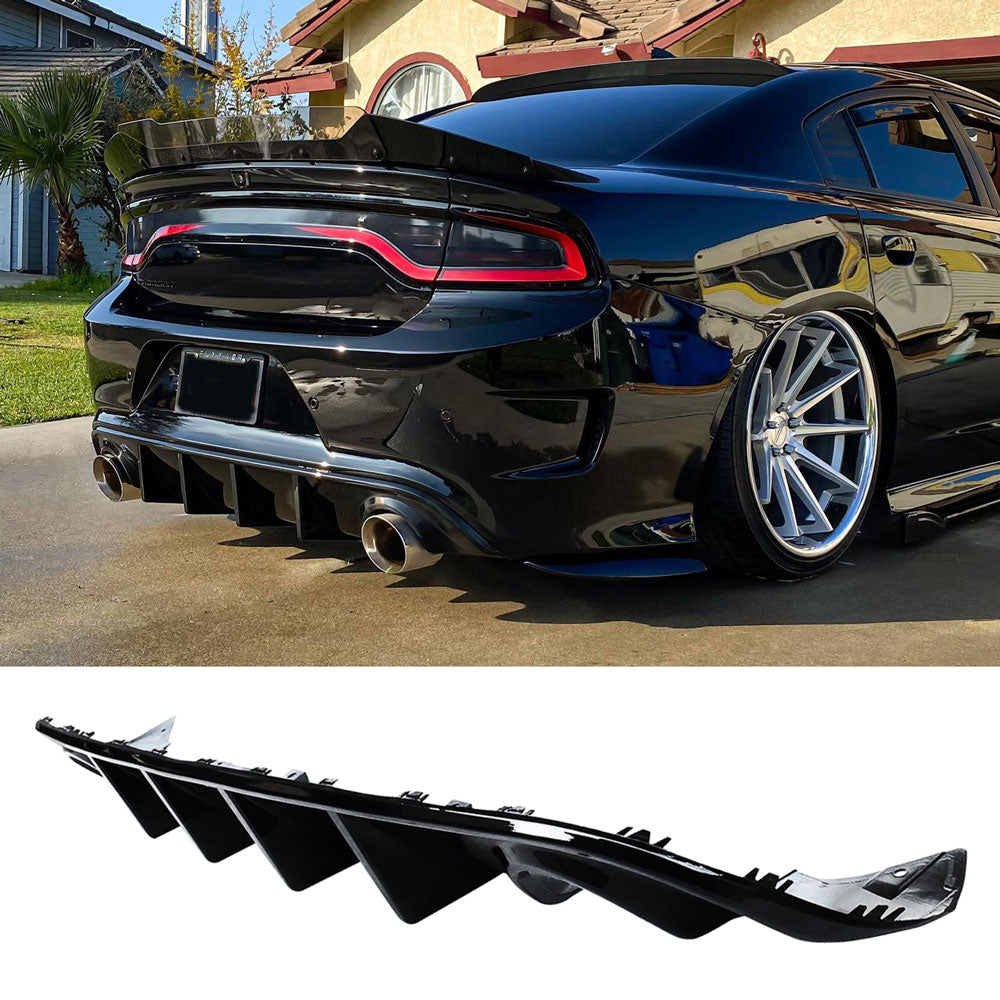 For 2015-2023 Dodge Charger SRT GT Rear Diffuser OE Style