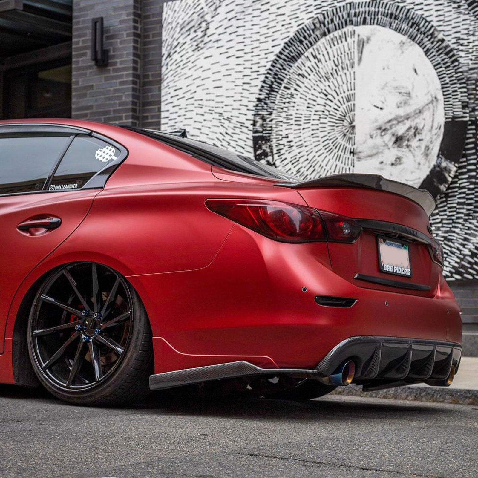 Rear Trunk Spoiler Wing For Infiniti Q50 2014-2023 PSM Style – w2bodykits